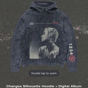 CHANGES hoodie by Justin Bieber w/ BONUS ALBUM CD